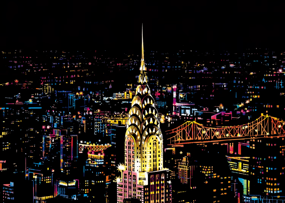 New York Scratch Art Kit - Scratchworks